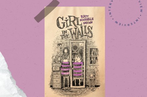 Front cover of Girl in the Walls on a mauve background