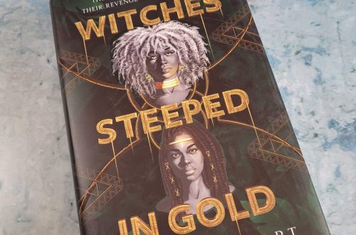 book Witches Steeped in Gold on a bluish grey background