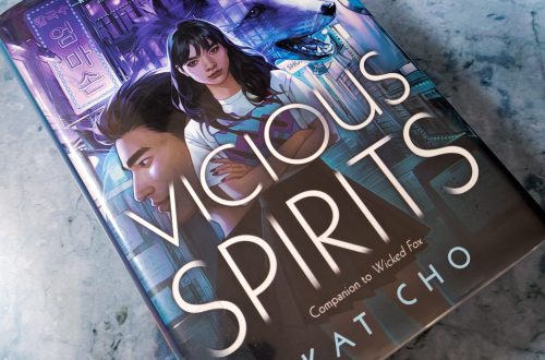 book, Vicious Spirits on a blueish gray background