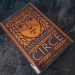 Hard cover copy of Circe on blue marble background